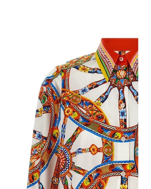 Dolce & Gabbana Multicolor 'Carretto' Shirt