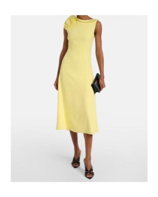 Roland Mouret Yellow Sleeveless Dress