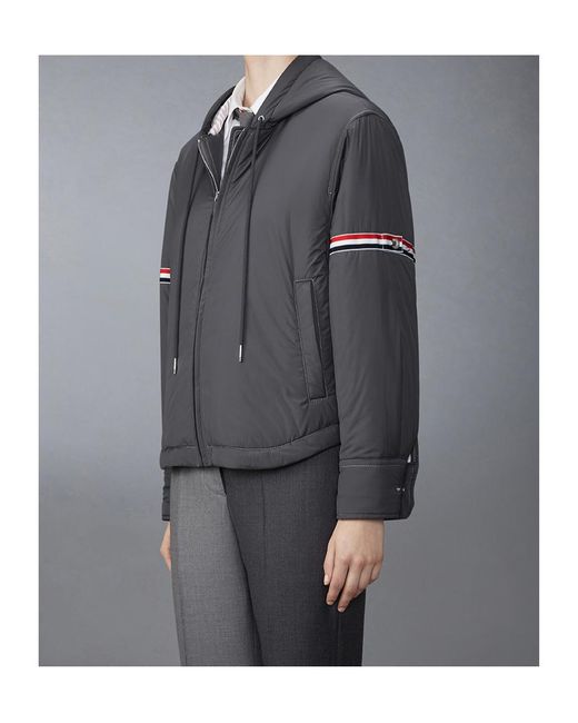 Thom Browne Gray Zip-Up Jacket