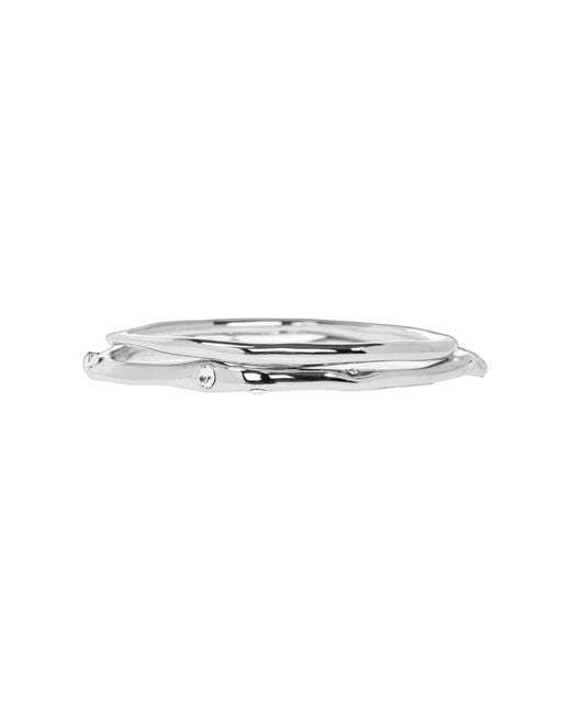 Dries Van Noten White Metal Bracelet