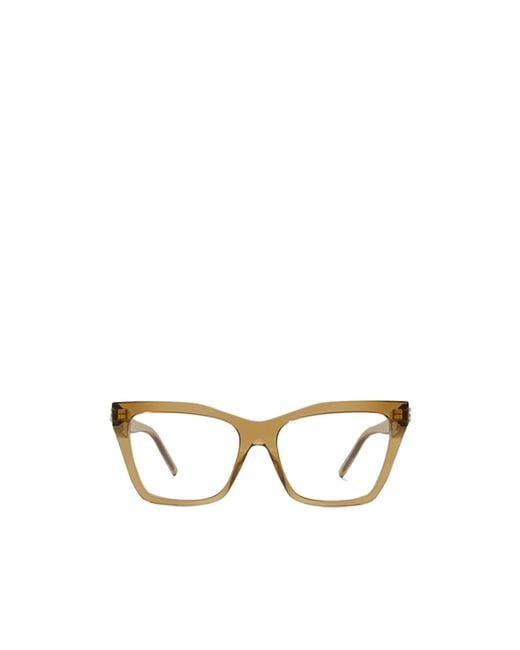 Givenchy Metallic Eyewear Square-Frame Glasses