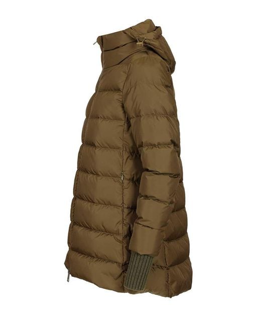 Herno Green "A-Shape" Down Jacket