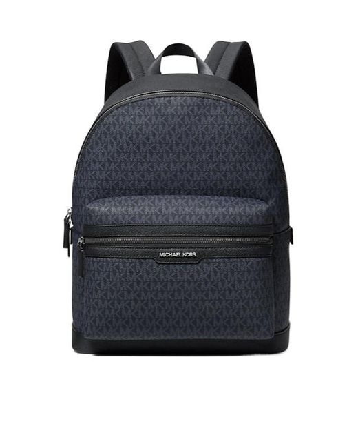 Michael Kors Blue Cooper Signature Logo Backpack for men
