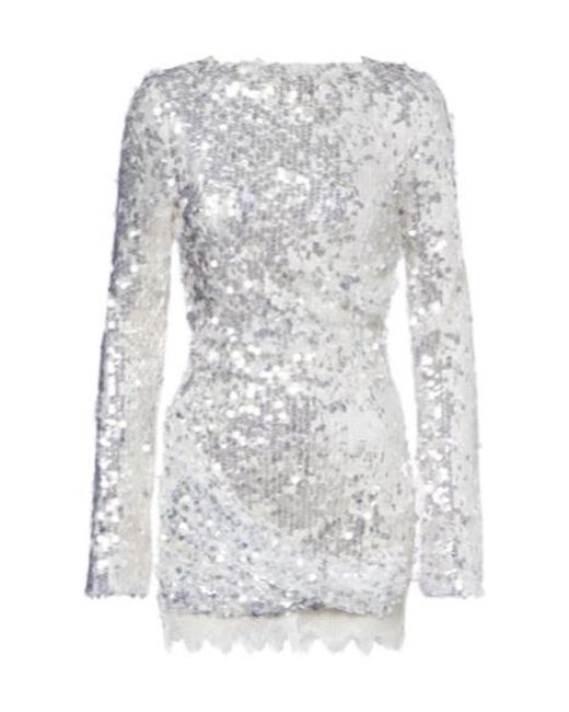 Christopher Esber White Long Sleeve Dress