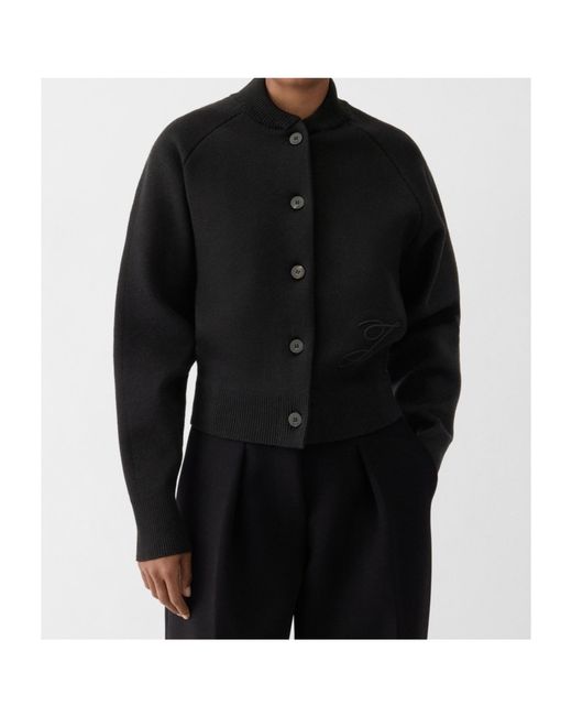 Jacquemus Black Lavande Embroidered Cardigan