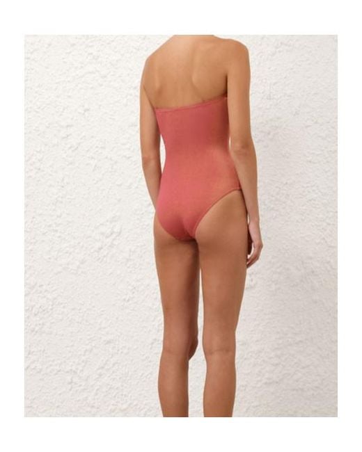 Zimmermann Red Rhiannon Deep Plunge 1Pc