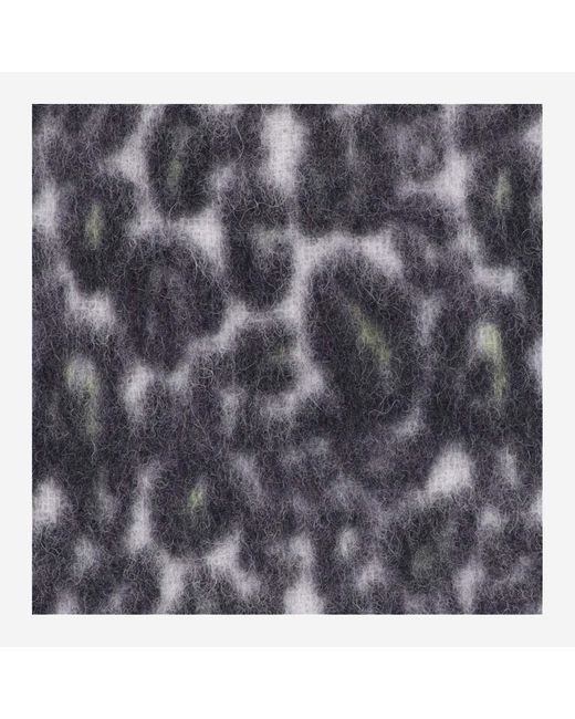 Faliero Sarti Gray Patterned Wrap Scarf