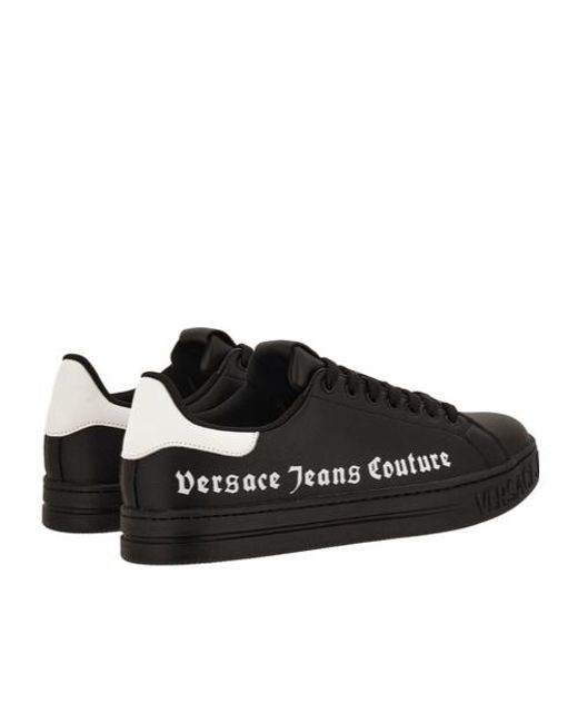 Versace Black Logo Sneakers for men