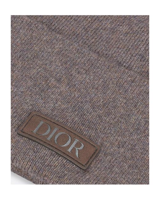 Dior Gray Icons Beanie for men