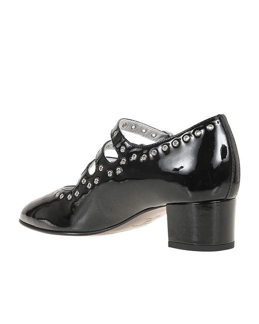 CAREL PARIS Black Carel Mary Jane Camden Pumps