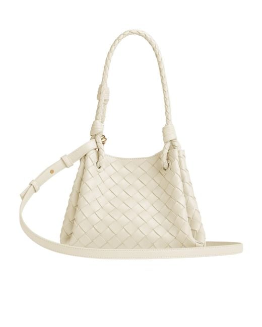 Bottega Veneta Natural Parachute Small Shoulder Bag