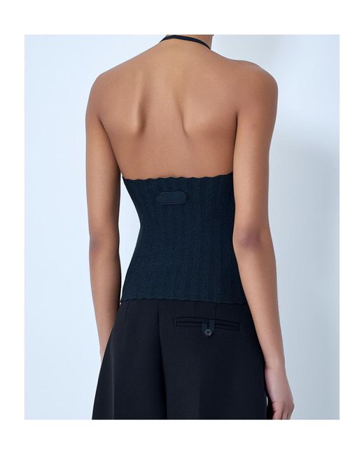 Jacquemus Blue Sleeveless Top