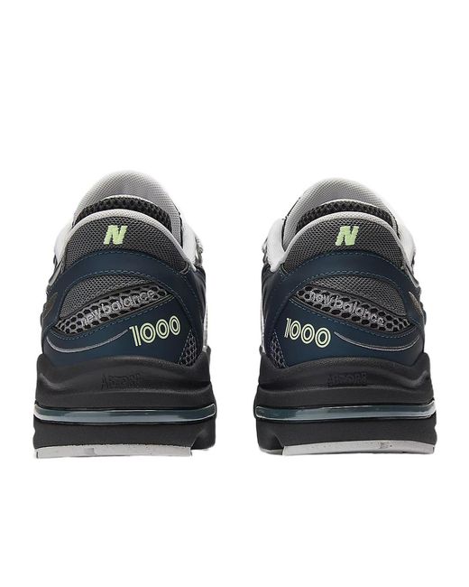 New Balance Blue 1000 Lace-Up Sneakers for men