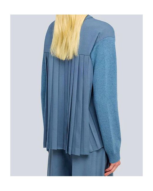 Semicouture Blue Cardigan