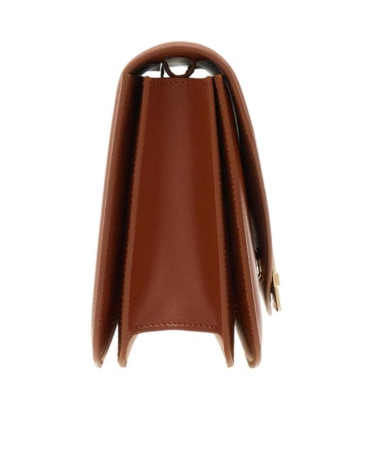 Ferragamo Brown Fiamma Shoulder Bag
