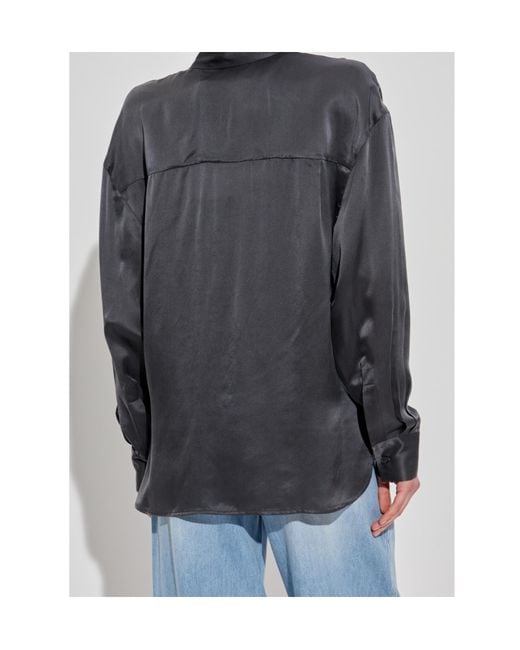 IRO Gray Long Sleeve Shirt