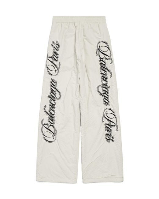 Balenciaga Multicolor Cursive Logo Tracksuit Pants for men