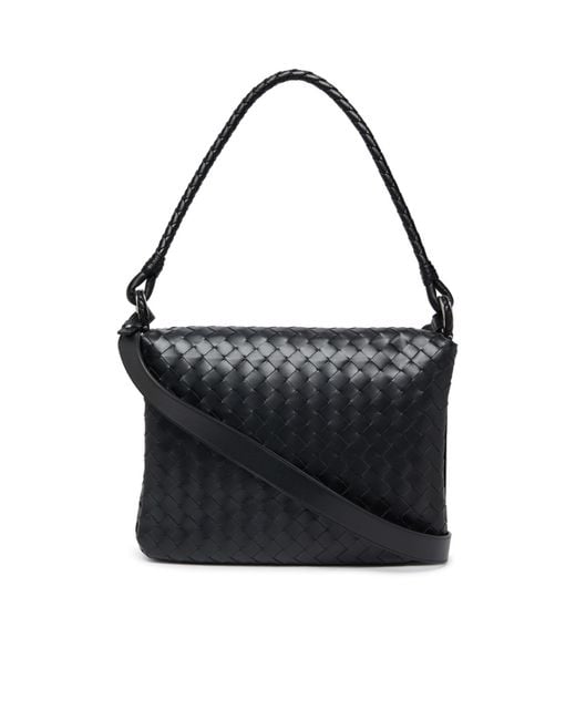 Bottega Veneta Black Swing Messenger Shoulder Bag for men