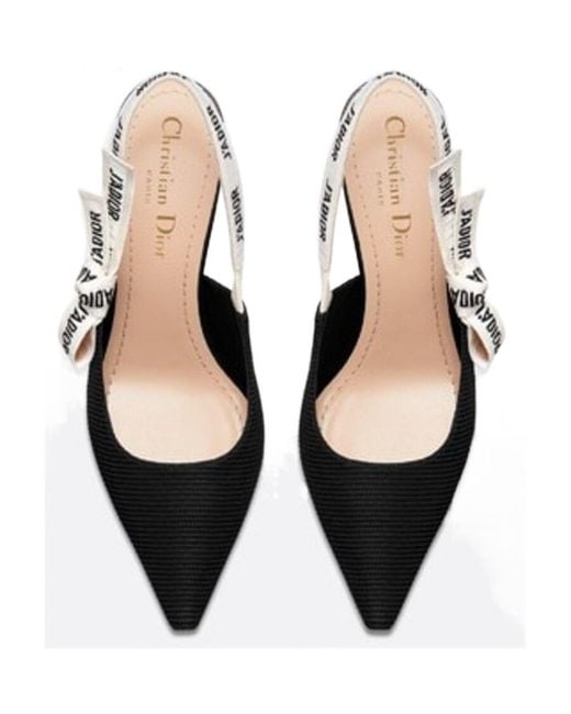 Dior Black J'A Slingback Pump