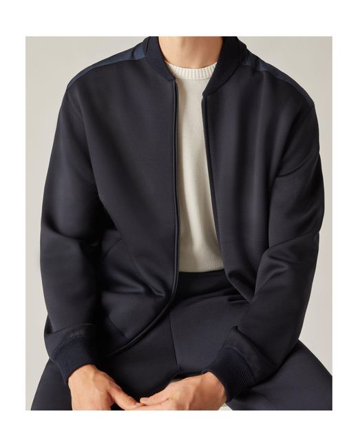 Loro Piana Blue Zippered Casual Jacket for men