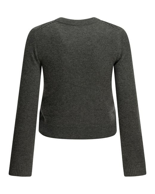 Céline Black Two-Piece Ribbed Knit Set