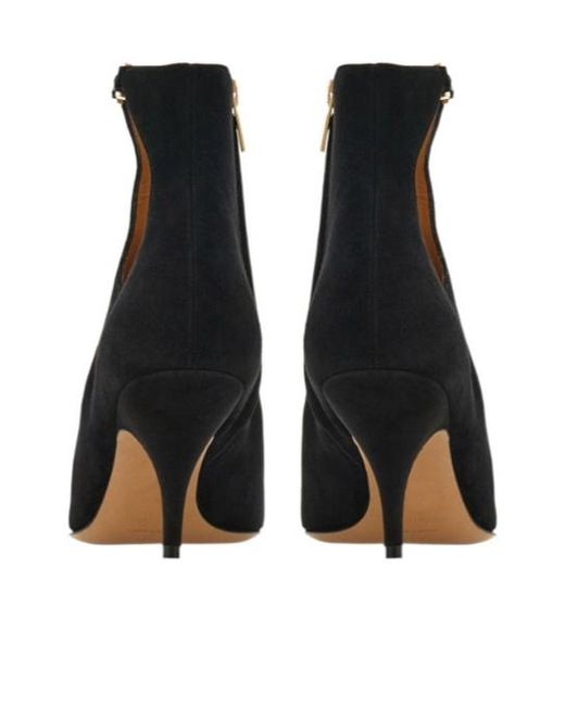 Ferragamo Black Cutout Ankle Boot