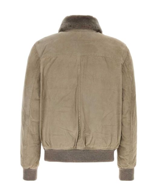 Moorer Natural Antenore Bomber Down Jacket for men