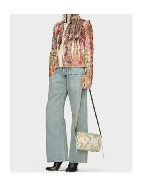 Maison Margiela Brown Vintage High-Neck Effect Jacket