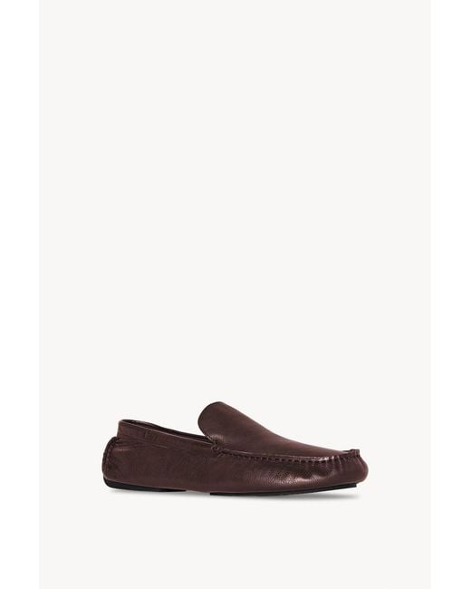 The Row Brown Round-Headed Love Shoes for men