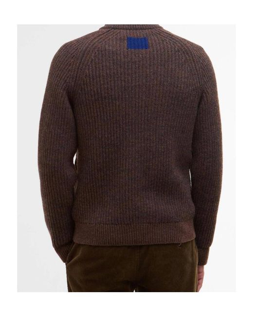 Barbour Black X Paul Smith Striped-Pattern Cardigan for men