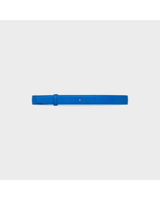 Céline Blue Reversible Strap 25Mm
