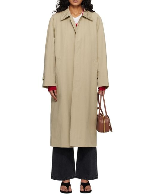 DUNST Gray Button Coat for men