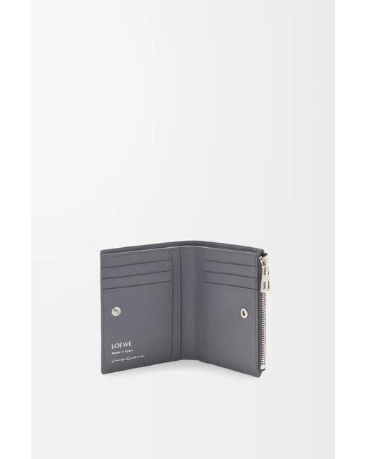 Loewe Purple Slim Compact Wallet