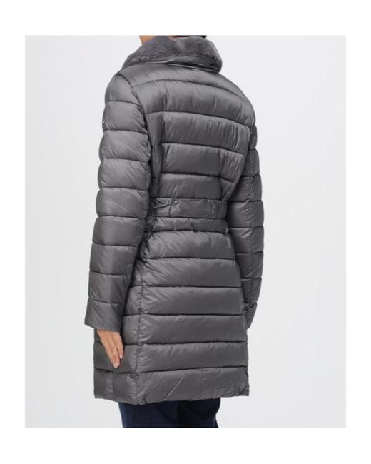 MICHAEL Michael Kors Gray Packable Quilted Puffer Coat