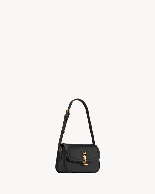 Saint Laurent Blue Solferino Foldover Top Mini Shoulder Bag