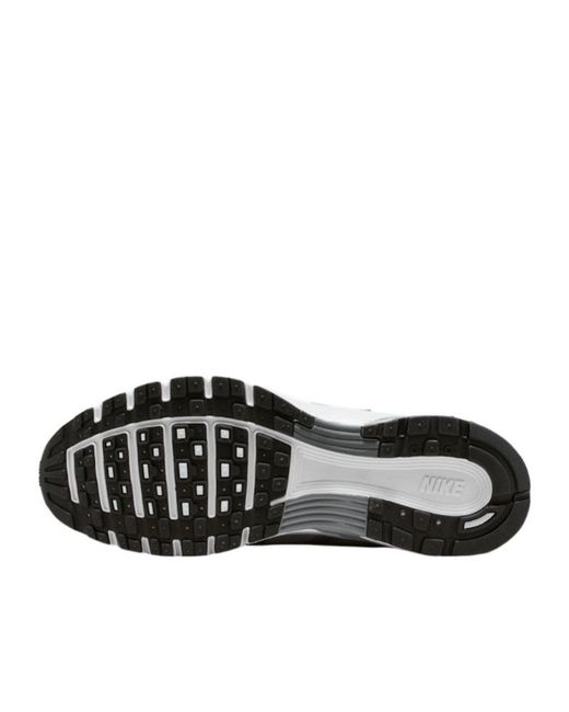 Nike Gray P-6000 Low-Top Sneakers for men