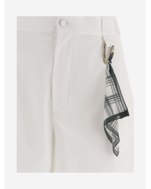 DARKPARK White Denis Shorts for men