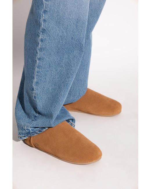 Ugg Brown Elea Slip-On Slippers