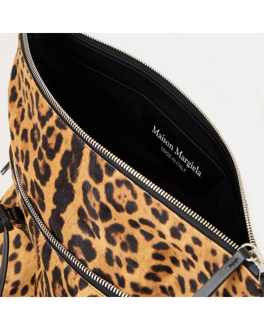 Maison Margiela Metallic Logo Zipper Tote Bag