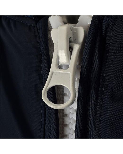 EA7 Blue Logo Zipper Casual Jacket