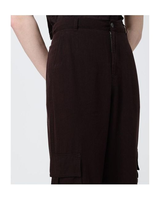 Liu Jo Purple Flared Cargo Pants