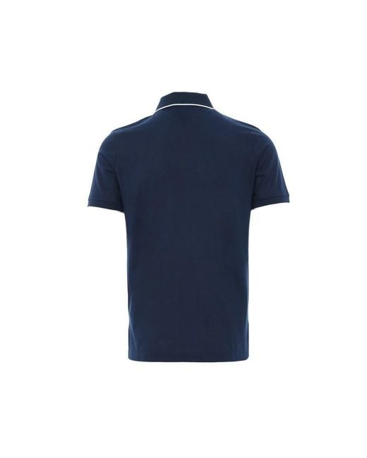 Paul & Shark Blue Logo Details Polo Shirt for men