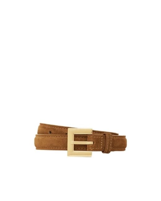 Anine Bing Multicolor Nicola Square-Buckle Belt