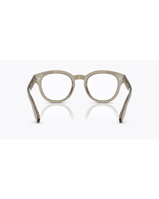 Oliver Peoples Metallic Oval Optical Glasses And Frames for men