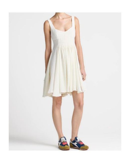 J.W. Anderson White Babydoll Dress