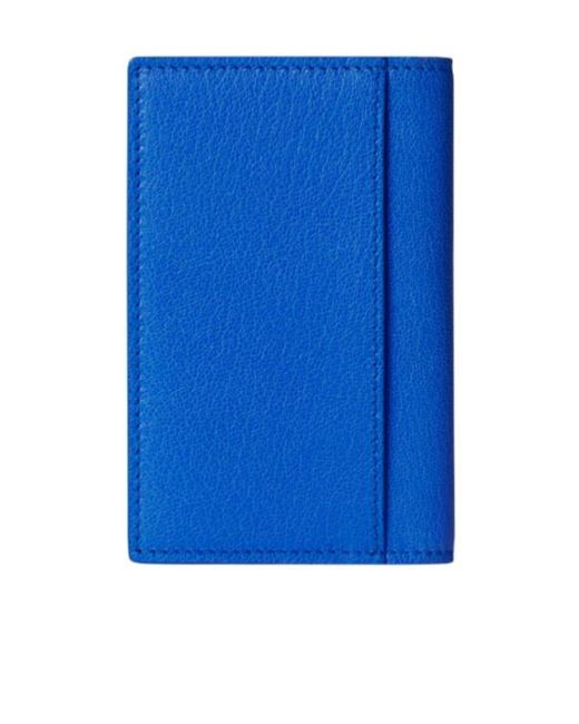 Gucci Blue Lira Card Case for men