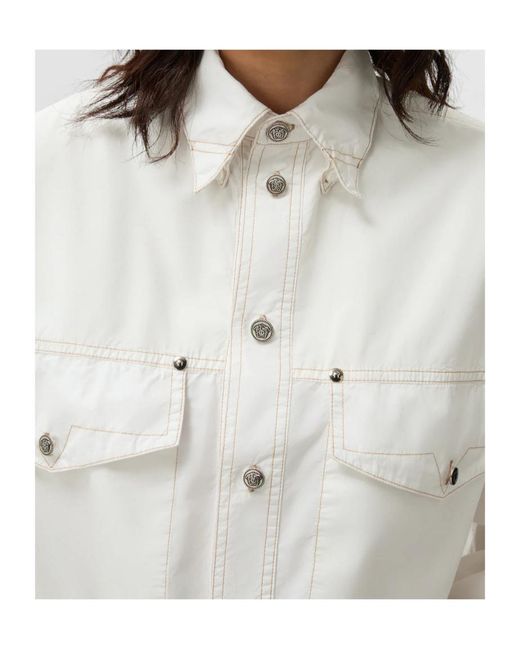 Versace White Cotton-Poplin Shirt