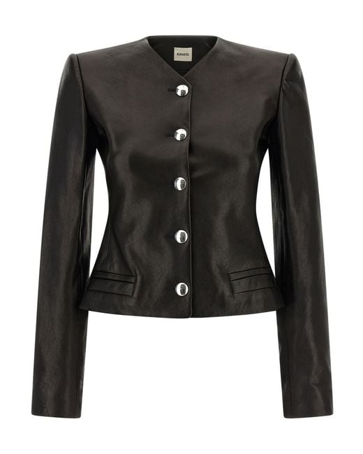 Khaite Black 'Nara' Jacket