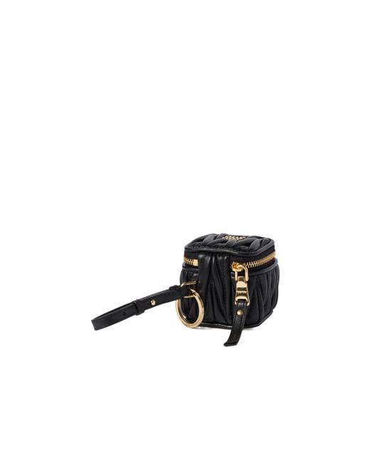 Miu Miu Black Matelassé Trick