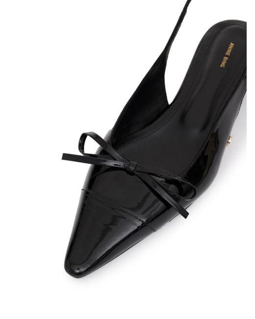 Anine Bing Black Zoey High-Heeled Sandals